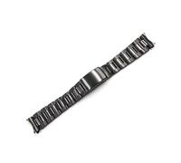 ZGHQHCDRH cinturino per orologio, Cinturino for orologio all'ingrosso cinturino in acciaio inossidabile 316L tono argento cinturino Oyster(Black,13mm)