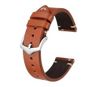 ZGHQHCDRH cinturino regolabile per orologio, Cinturino for orologio da uomo in vera pelle di vacchetta di lusso in pelle Crazy Horse(20mm)