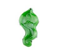 ZGHQHCDRH Ciondolo collana di giada verde scuro naturale Feng Shui per le donne Yoga Hetian Jade Dea della misericordia Moda di buon auspicio