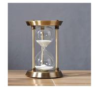 ZGHQHCDRH Clessidra, 1 3 5 10 15 30 Minuti, Orologio in Vetro, Regalo Creativo Unico, Decorazione for Ufficio Soggiorno(Wit,15 Minutes)