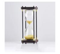 ZGHQHCDRH Clessidra, Colore Clessidra Timer30/45/60Minuti Orologio in Vetro con Sabbia Artigianato Decorazione in for Lo Studio a casa Ufficio Regalo Creativo(Unique Colour,60 Minutes)