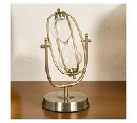 ZGHQHCDRH Clessidra, Timer Studio Creativo Soggiorno Decorazione Desktop for Ufficio a Clessidra autoinstallato Che può Essere Riempito con Sabbia(12x24cm)