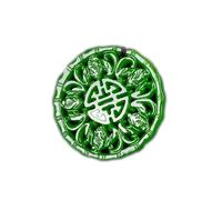 ZGHQHCDRH Collana con ciondolo in giada verde scuro Feng Shui naturale per donna, diaspro yoga autentico, scava fuori, moda pipistrello, di buon auspicio