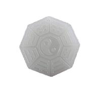 ZGHQHCDRH Collana con ciondolo pettegolezzo in giada bianca naturale