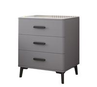 ZGHQHCDRH Comodini Moderni Comodino Con Credenza, Comodini Camera Da Letto Con Contenitore, Comodino Con 3 Cassetti, Cassettiera for Camera Da Letto(Gray rock Slab a,40x40x60cm)