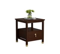 ZGHQHCDRH Comodino, Tavolini Con Cassetti Camera Da Letto Piccolo Comodino Comò for Cassettiera for Casa, Ufficio E Dormitorio Del College(Brown,40x40x50CM)