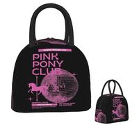 ZGHQHCDRH Continuerò a Ballare Chappell Roan Borsa per Il Pranzo isolata per Donne Bambini Scatole per Alimenti a Tenuta stagna Tote Termica per Il Pranzo