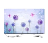 ZGHQHCDRH Copertura per televisore, Modello di Pittura Copertura for Televisione Panno Arte Moderna Protezione Antipolvere for Schermo TV montata a Parete, Colore:A(A,49 52in(118x70cm))