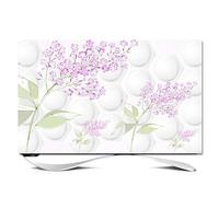 ZGHQHCDRH Copertura per televisore, Modello di Pittura Copertura for Televisione Panno Arte Moderna Protezione Antipolvere for Schermo TV montata a Parete, Colore:A(C,37 39in(93x60cm))