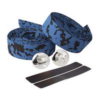 ZGHQHCDRH Copri bici Maniglia da ciclismo Cintura antiscivolo Nastro in gomma Accessori for manubrio bici da ciclismo Nastro da barra(Blue)