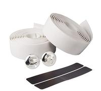 ZGHQHCDRH Copri bici Maniglia da ciclismo Cintura antiscivolo Nastro in gomma Accessori for manubrio bici da ciclismo Nastro da barra(White)