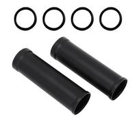 ZGHQHCDRH Copri Forcella Forcelle Moto 2 Pezzi di soffietti ammortizzatori per Forcella Anteriore per Moto, in Alluminio CNC, Neri, Adatti per Honda Rebel CMX 300 500 2017-2023