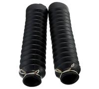 ZGHQHCDRH Copri Forcella Forcelle Moto 2 Pezzi soffietti Forcella Anteriori Neri universali per Moto in Gomma Copri Forcella Anteriore Ghette Antipolvere Stivali Impermeabili