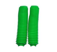 ZGHQHCDRH Copri Forcella Forcelle Moto Soffietti Forcella Anteriore da 340 mm, Copri ammortizzatori, Protezioni in Gomma Antipolvere per Moto Pit Dirt Bike(Green)