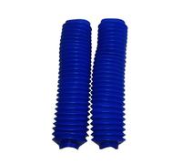 ZGHQHCDRH Copri Forcella Forcelle Moto Soffietti Forcella Anteriore da 340 mm, Copri ammortizzatori, Protezioni in Gomma Antipolvere per Moto Pit Dirt Bike(Blue)