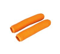 ZGHQHCDRH Copri Forcella Forcelle Moto Soffietti Forcella Anteriori in Gomma universali per Moto Adatti per Honda Yamaha KTM Kawasaki Suzuki EXC SX XC XCF SXF CR CRF YZ DRZ(Orange)