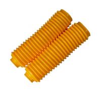 ZGHQHCDRH Copri Forcella Forcelle Moto Soffietti parapolvere per ammortizzatori Anteriori per motociclette Adatti per KL250 XG250 XT225 KLR250 AX-1 250 DR200 Copertura Forcella Sospensione(Yellow)