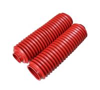 ZGHQHCDRH Copri Forcella Forcelle Moto Soffietti parapolvere per ammortizzatori Anteriori per motociclette Adatti per KL250 XG250 XT225 KLR250 AX-1 250 DR200 Copertura Forcella Sospensione(Red)
