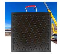 ZGHQHCDRH Cuscinetti for cric for Camper con Maniglia a Fune, Cuscinetti stabilizzatori for ad Alta Resistenza for Gru, carro Attrezzi, Camion di Servizio(30x30x4cm/11.81x11.81x1.57in)