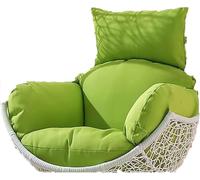 ZGHQHCDRH Cuscino per Sedia a Dondolo, Cuscino for Sedia Amaca sospesa Ultra Spesso, Cuscino for Sedile oscillante Lavabile e Rimovibile for L'Estate(Green)