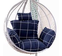 ZGHQHCDRH Cuscino per Sedia a Dondolo, Cuscino for Sedia sospesa, Cuscino for Sedia a Dondolo Cuscini Comodi for mobili da Giardino for Esterni Cuscini for tappetini for Appendere l'amaca(Royal Blue)
