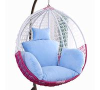 ZGHQHCDRH Cuscino per Sedia a Dondolo, Cuscino for Sedia sospesa, Cuscino for Sedia a Dondolo Cuscini Comodi for mobili da Giardino for Esterni Cuscini for tappetini for Appendere l'amaca(Sky Blue)
