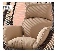 ZGHQHCDRH Cuscino per Sedia a Dondolo, Solo Cuscino for Sedia sospesa, Cuscino sostitutivo for Sedia a Dondolo, Cuscini for Sedia Amaca sospesa Anti-deformazione Spessi 8 Pollici(Cream)