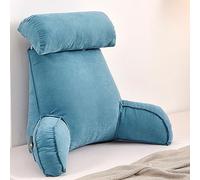 ZGHQHCDRH Cuscino Relax for La Lettura Premium Grande, Cuscini for Lo Schienale Divano Multifunzionale E Cuscino for Il Comodino Con Braccioli E TV(Youth Green)