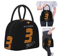 ZGHQHCDRH Daniel Ricciardo 3 - F1 2023 Borsa per Il Pranzo isolata per Donna Frigorifero per Ufficio Scatola Termica per Alimenti Tote Contenitore Portatile per Il Pranzo