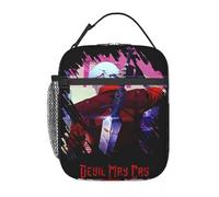ZGHQHCDRH Dante Devils May Cry Sacchetto Pranzo Termoisolato per Ufficio Gioco Avventura Sacchetto di Cibo Riutilizzabile Contenitore Refrigeratore Pranzo Termico Lunch Box