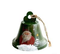 ZGHQHCDRH Decorazioni Festive, Ciondolo Unico con Campana in Ferro for Natale, Adatto a Vari Display Interni ed Esterni, Facile Installazione(Type B)