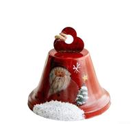 ZGHQHCDRH Decorazioni Festive, Ciondolo Unico con Campana in Ferro for Natale, Adatto a Vari Display Interni ed Esterni, Facile Installazione(Type C)