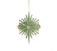 ZGHQHCDRH Decorazioni Festive, Ornamenti Verdi Facili da Appendere decorano la Tua casa for Le FESTIVITÀ Natalizie(Starfish Style)