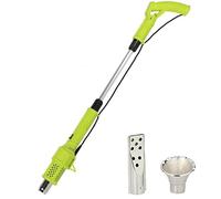 ZGHQHCDRH Diserbatore Bruciatore Termico Elettrico 2-in-1, Temperatura Max 650°C, 2000W Strumento Diserbo Giardino Professionale Portatile, 2 Ugelli per Prato Viali BBQ Tetto(Yellow)