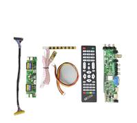 ZGHQHCDRH DS.D3663LUA.A81.2.PA V56 V59 Scheda Driver LCD Universale Supporta Scheda TV DVB-T2 + 7 Interruttori A Chiave + IR + 4 Inverter For Lampade + LVDS 3663 Sostituisci La Scheda Madre Della TV