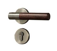 ZGHQHCDRH Elegante pomolo for porta in bronzo - Maniglia a trazione laterale non girevole for armadi e porte finestre - Serratura silenziosa for porta divisa(ModelA)