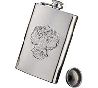 ZGHQHCDRH Fiaschetta per vino, Set formato portatile a prova di perdite con regalo for gli amanti del vino Boccetta for vodka in acciaio inossidabile tascabile da campeggio all'aperto Boccale whisky