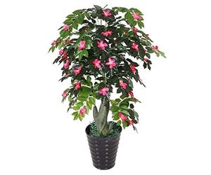 ZGHQHCDRH Fiori Artificiali in Vaso, Alberi Artificiali for la Decorazione della casa Albero Artificiale Soggiorno Grande Pavimento Interno Simulazione pianta in Vaso Decorazione