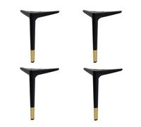 ZGHQHCDRH Gambe per mobili, Gambe for mobili triangolari da 4 pezzi, piedini for moderni in metallo, gambe di ricambio regolabili(300mm/11.8in)