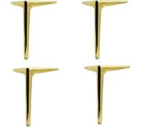 ZGHQHCDRH Gambe per mobili, Gambe for mobili triangolari in metallo da 4 pezzi, piedini for, gambe in regolabili, di ricambio for fai te(300mm/11.8in)