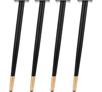 ZGHQHCDRH Gambe per mobili, Gambe in metallo coniche oblique da 4 pezzi, piedini di supporto for gambe ricambio in for mobili fai-da-te in for tavolini, TV, sedie(40cm/15.7in)