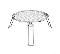 ZGHQHCDRH griglia, Griglia for griglia Pieghevole da Campeggio for Barbecue, griglia for Rete, griglia da Picnic, griglia for falò, griglia Rotonda a 3 Gambe for Uso Esterno
