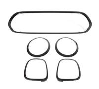 ZGHQHCDRH Griglie Anteriori e per radiatori Auto 5 Pezzi di Ricambio per griglia Faro Posteriore, Cornice e Finiture per Mini F55 F56 F57 One Cooper S JCW 2014+