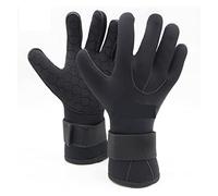 ZGHQHCDRH guanti da immersione, Guanti da immersione antiscivolo resistenti all'usura, adatti for l'inverno, caldi e in neoprene, for la pesca subacquea, for il surf canottaggio(L)