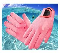 ZGHQHCDRH guanti da immersione, Guanti da sub impermeabili antiscivolo for il nuoto, for tenersi al caldo durante l'inverno, for, immersioni, surf, snorkeling, e pagaiata(Pink,L)