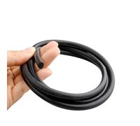 ZGHQHCDRH Guarnizioni di Tenuta, Guarnizione a Barra con O-Ring a Striscia Solida in Gomma da 1 Metro, for Strisce di Tenuta Rotonde in Spugna sigillante for Il miglioramento della casa(Dia 4mm)