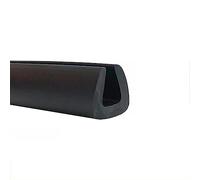 ZGHQHCDRH Guarnizioni di Tenuta, Striscia sigillante in Gomma a U, Striscia sigillante a Forma di U Fondo Piatto 3,28FT Striscia sigillante in Gomma Nera, for restauro di mobili di armadi(8mm x 11mm)