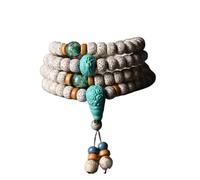 ZGHQHCDRH, Hainan Star Moon Bodhi Beads 108 Bodhi Buddha Rosario for la meditazione Canto Squisita collana con braccialetto di perline