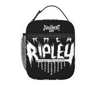 ZGHQHCDRH Il Giorno del Giudizio Rhea Ripley Sacchetto Termico Isolato Pranzo per Ufficio Vintage Logo Portatile Sacchetto di Cibo Contenitore Dispositivo di Raffreddamento Scatola Termica