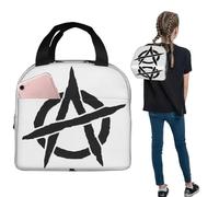 ZGHQHCDRH Il Mietitore della Morte Figli Dell'anarchia Sacchetto Isolato del Pranzo per Le Donne Bambini Scatole di Cibo Portatile Pranzo Tote Termico